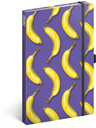 NOTIQUE NOTIQUE Notes Bananas, podložen, 13 × 21 cm BAAGL