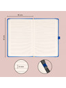 NOTIQUE NOTIQUE Notes Aprint, modri, podložen, 15 x 21 cm