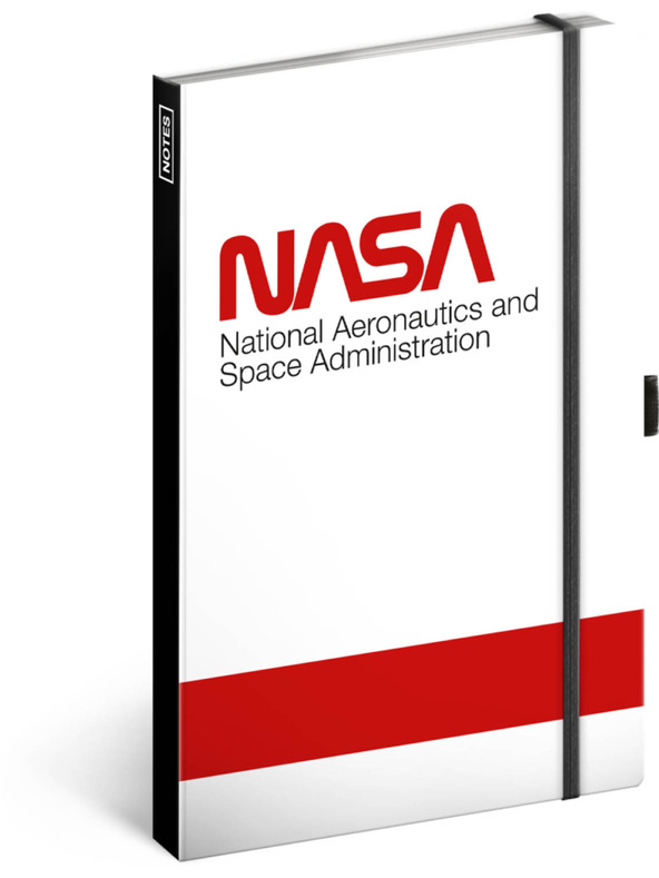 NOTIQUE NOTIQUE Notes Črv NASA, podložen, 13 x 21 cm