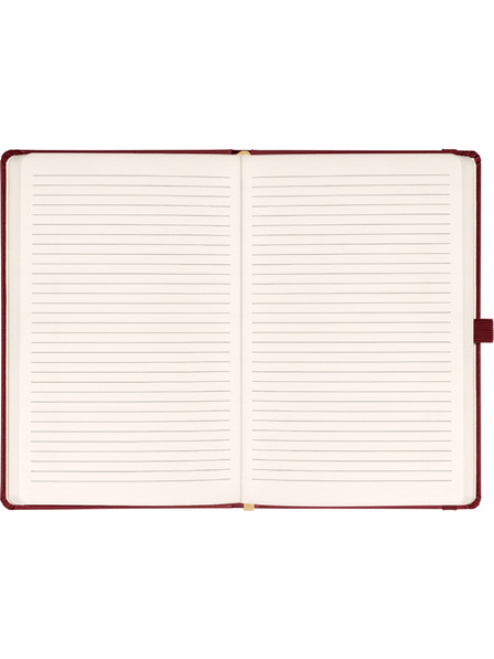 NOTIQUE NOTIQUE Notes Balakron, bordo, podložen, 15 x 21 cm