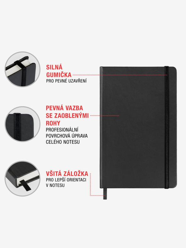 NOTIQUE NOTIQUE Zapiski Filip Hodas, podloženo, 11 x 16 cm