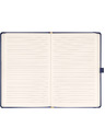 NOTIQUE NOTIQUE Notes Balakron, temno modra barva, podložen, 15 x 21 cm