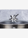 Berlingerhaus Ponev Wok s pokrovom z marmornato površino 30 cm Shiny Black Edition BERLINGERHAUS