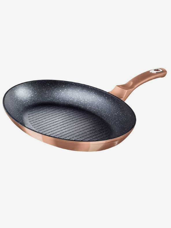 Berlingerhaus Ponev za ribe in zrezke z marmornato površino 35 cm Rosegold Metallic Line BERLINGERHAUS