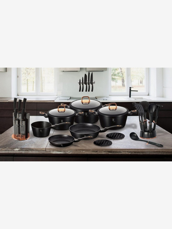 Berlingerhaus Žar ponev z marmornim povojem BERLINGERHAUS Black Rose Collection (28 cm)