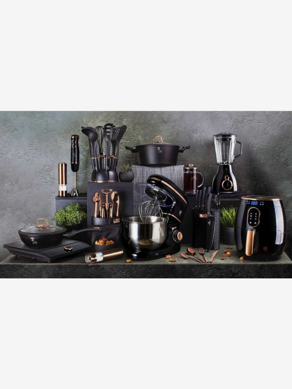 Berlingerhaus Ponev Wok z marmornato površino BERLINGERHAUS Black Rose Collection (28 cm)