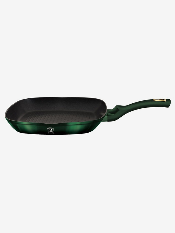Berlingerhaus Ponev za peko na žaru s titanovo površino 28 cm Emerald Collection BERLINGERHAUS