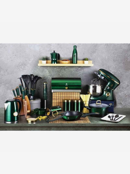 Berlingerhaus Ponev za peko na žaru s titanovo površino 28 cm Emerald Collection BERLINGERHAUS