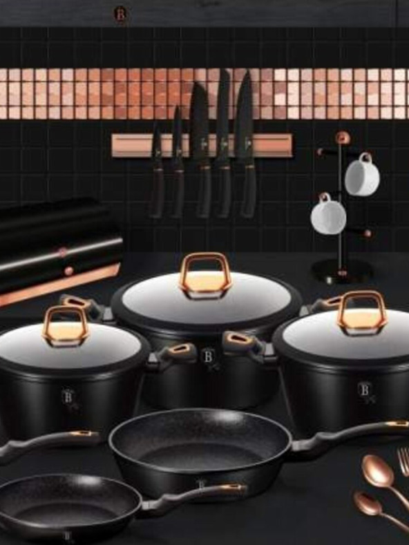 Berlingerhaus Ponev z marmornato površino 20 cm Black Rose Collection BERLINGERHAUS