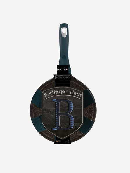 Berlingerhaus Ponev za palačinke z marmornato površino 28 cm BERLINGERHAUS Metallic Line Aquamarine Edition