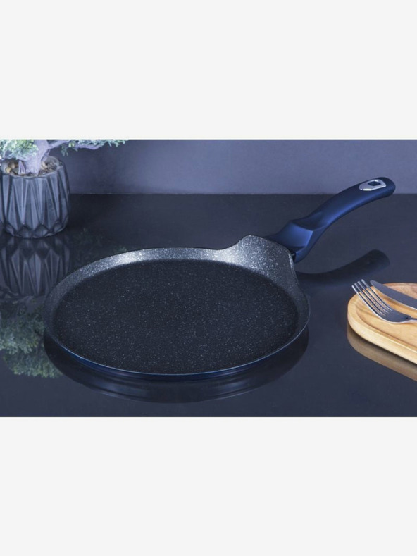 Berlingerhaus Ponev za palačinke z marmornato površino 28 cm BERLINGERHAUS Metallic Line Aquamarine Edition