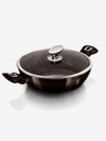 Berlingerhaus Globoka ponev s pokrovko 28 cm Shiny Black Collection BERLINGERHAUS
