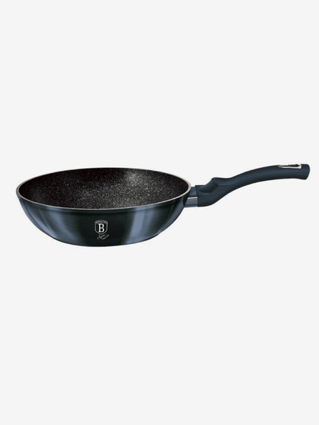 Berlingerhaus Wok ponev z marmorno površino 30 cm BERLINGERHAUS Metallic Line Aquamarine Edition