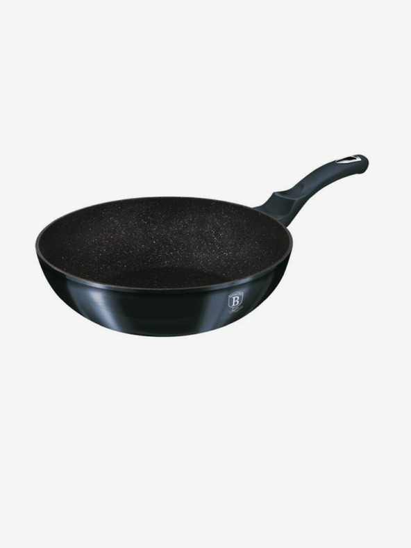 Berlingerhaus Wok ponev z marmorno površino 30 cm BERLINGERHAUS Metallic Line Aquamarine Edition