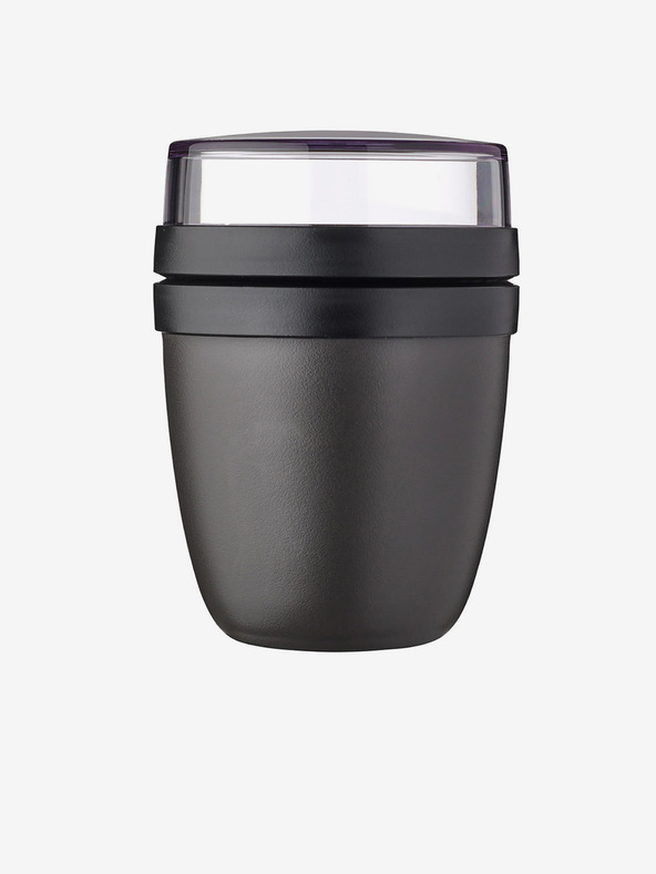 Mepal Črna škatlica za malico Mepal Ellipse Mini (300 + 120 ml)