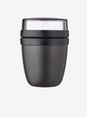 Mepal Črna škatlica za malico Mepal Ellipse Mini (300 + 120 ml)
