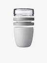 Mepal Črna škatlica za malico Mepal Ellipse Mini (300 + 120 ml)