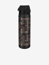 ION8 Črna vzorčasta nerjavna steklenica Ion8 Leak Proof Gamer (600 ml)