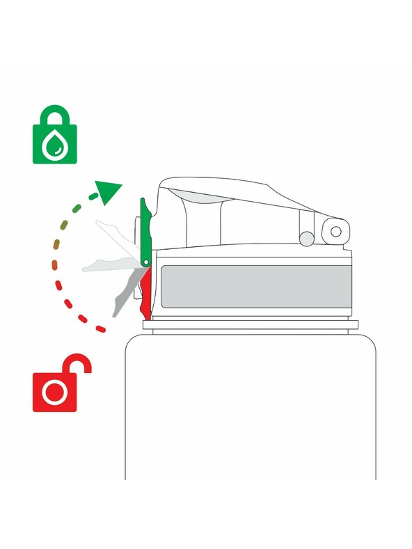 ION8 Ion8 Leak Proof Steklenica brez BPA Letala 500 ml