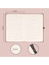 NOTIQUE NOTIQUE Notes Aprint Neo, roza, podložen, 15 x 21 cm