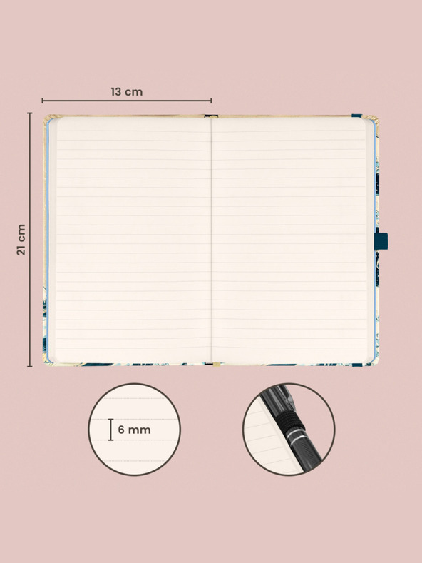 NOTIQUE NOTIQUE Zapiski Katsushika Hokusai, podloženo, 13 x 21 cm