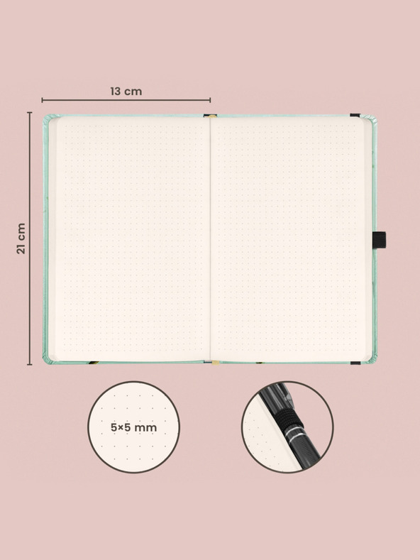 NOTIQUE NOTIKVITNA opomba Ptice Katerine Winter, pikčasto, 13 x 21 cm