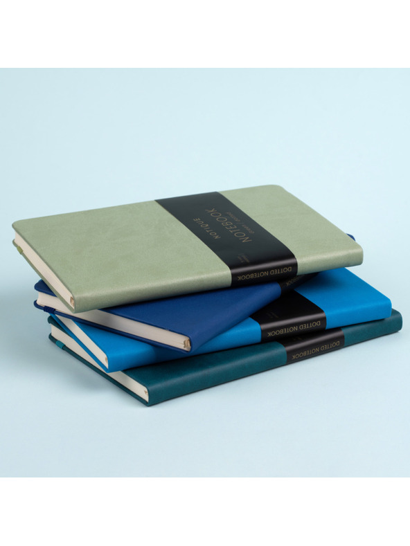 NOTIQUE NOTIQUE Notes Modra, pikčasta, 13 x 21 cm