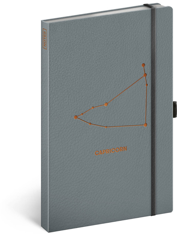 NOTIQUE NOTIQUE Zapiski zodiak kozorog, podloženi, 13 x 21 cm