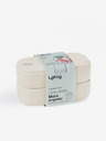 Lékué Kremni škatla za malico Lékué LunchBox To Go Organic (1000 ml)
