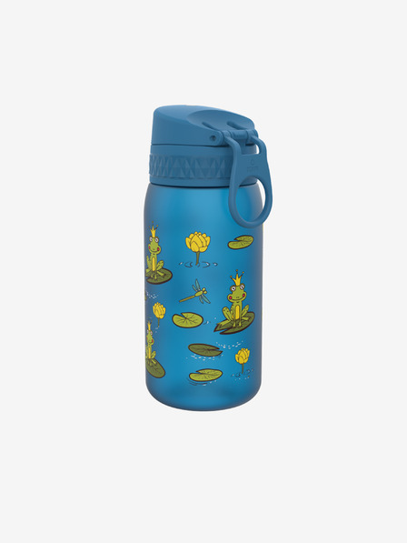 ION8 Modra otroška vzorčasta steklenica Ion8 Leak Proof Frog Pond (350 ml)