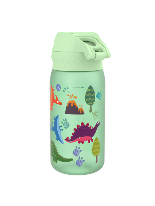 ION8 Ion8 neprepustna plastenka brez BPA dinozaver zelena 350 ml