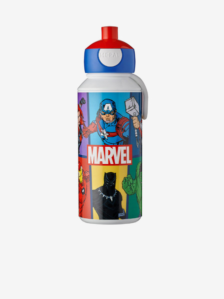Mepal Rumeno-modra vzorčasta steklenica za otroke Mepal Campus Avengers (400 ml)