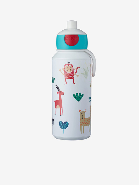 Mepal Otroška steklenička Mepal Campus Animal Friends z belim vzorcem (400 ml)