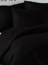 Kvalitex Svileni podaljšani posteljni komplet LUXURY COLLECTION 140x220, 70x90cm črna