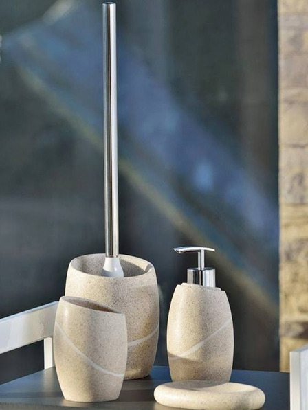 Kela WC set TALUS, poliester, kamen dekor KELA