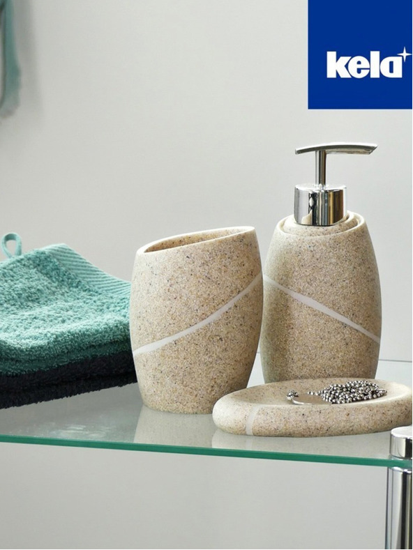 Kela Dozirnik mila TALUS poly, dekor kamen bež KELA