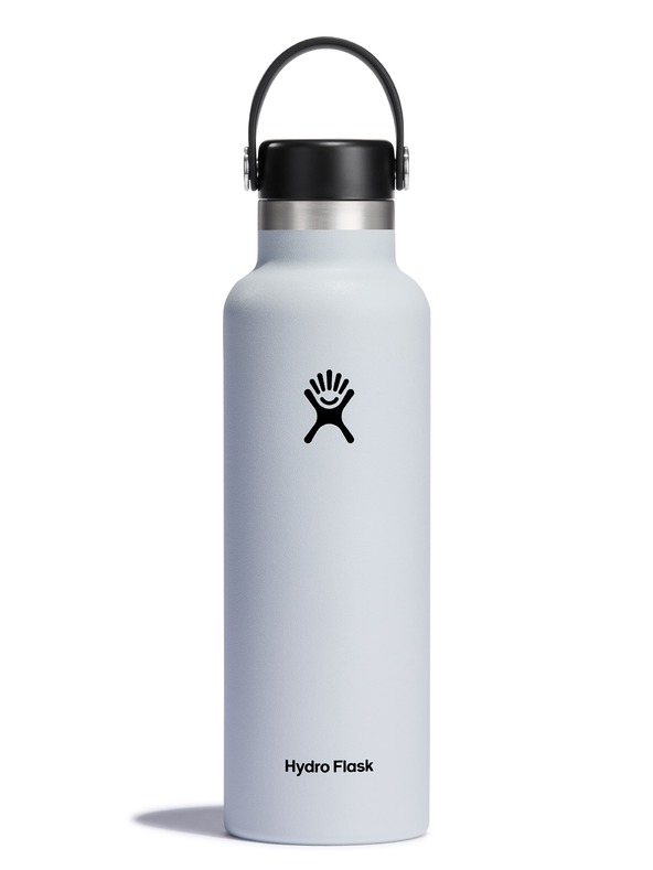 Hydro Flask Termalna steklenica Hydro Flask iz nerjavečega jekla Standard Mouth Flex Cap 21 oz (621 ml), bela