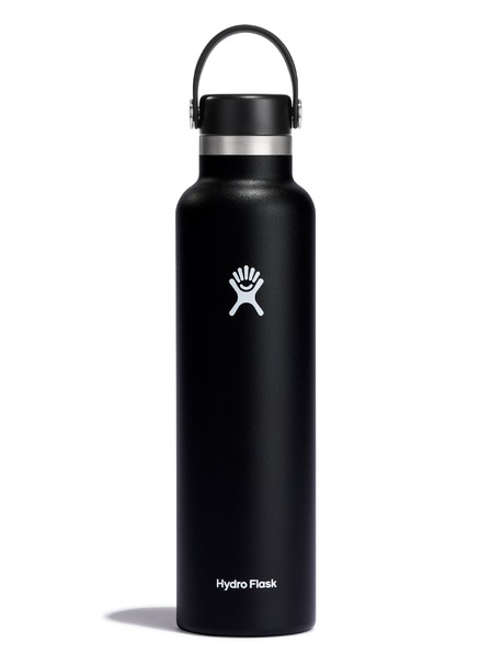 Hydro Flask Hydro Flask Nerjavna termosteklenica Standard Mouth Flex Cap 24 oz (709 ml) Črna