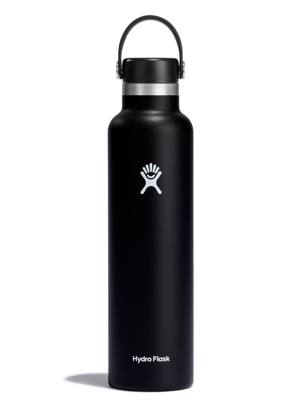 Hydro Flask Hydro Flask Nerjavna termosteklenica Standard Mouth Flex Cap 24 oz (709 ml) Črna