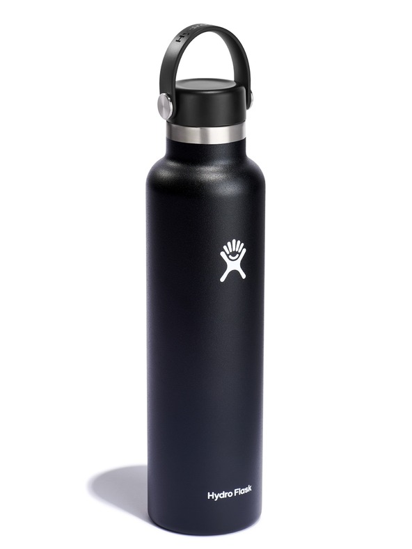 Hydro Flask Hydro Flask Nerjavna termosteklenica Standard Mouth Flex Cap 24 oz (709 ml) Črna