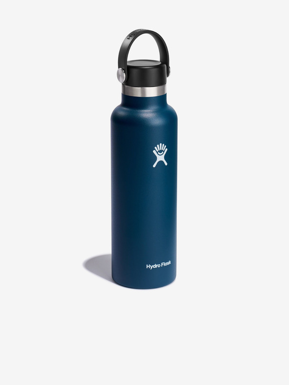 Hydro Flask Temno modra nerjavna termosteklenica Hydro Flask Standard Mouth Flex Cap (621 ml)