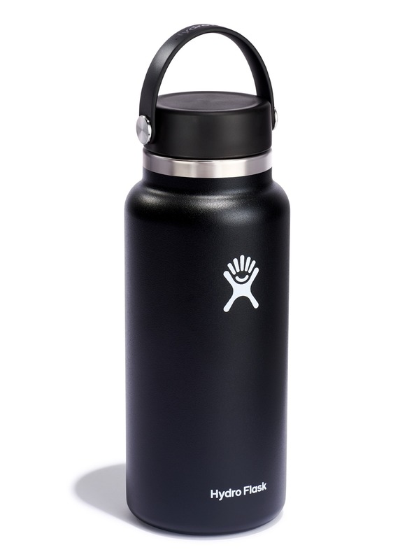 Hydro Flask Hydro Flask Nerjavna termosteklenica Wide Mouth Flex Cap 32 oz (946 ml) Črna