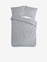 Pure Siva posteljnina Pure 140 x 220 cm