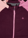 Color Kids Roza in vijolična dekliška lahka jakna s kapuco Color Kids