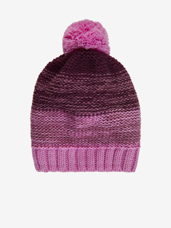 Color Kids Vijolična dekliška zimska kapa z batom Color Kids