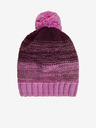 Color Kids Vijolična dekliška zimska kapa z batom Color Kids