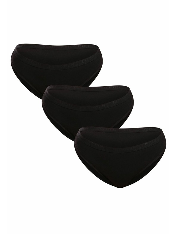 Pietro Filipi Komplet treh ženskih črnih hlačk Pietro Filipi