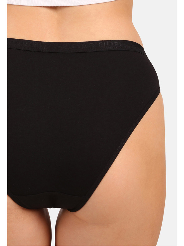 Pietro Filipi Komplet treh ženskih črnih hlačk Pietro Filipi