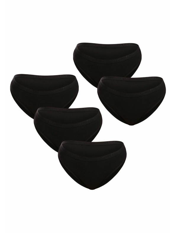 Pietro Filipi Komplet petih ženskih črnih hlačk Pietro Filipi