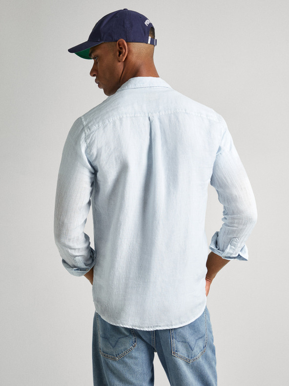 Pepe Jeans Svetlo modra moška srajca Pepe Jeans